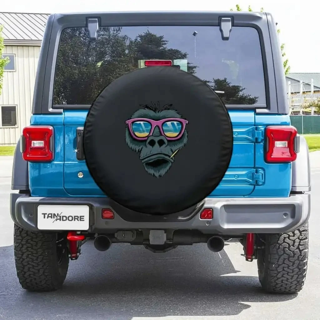 Maymun Tasarımlı Stepne Kılıfı